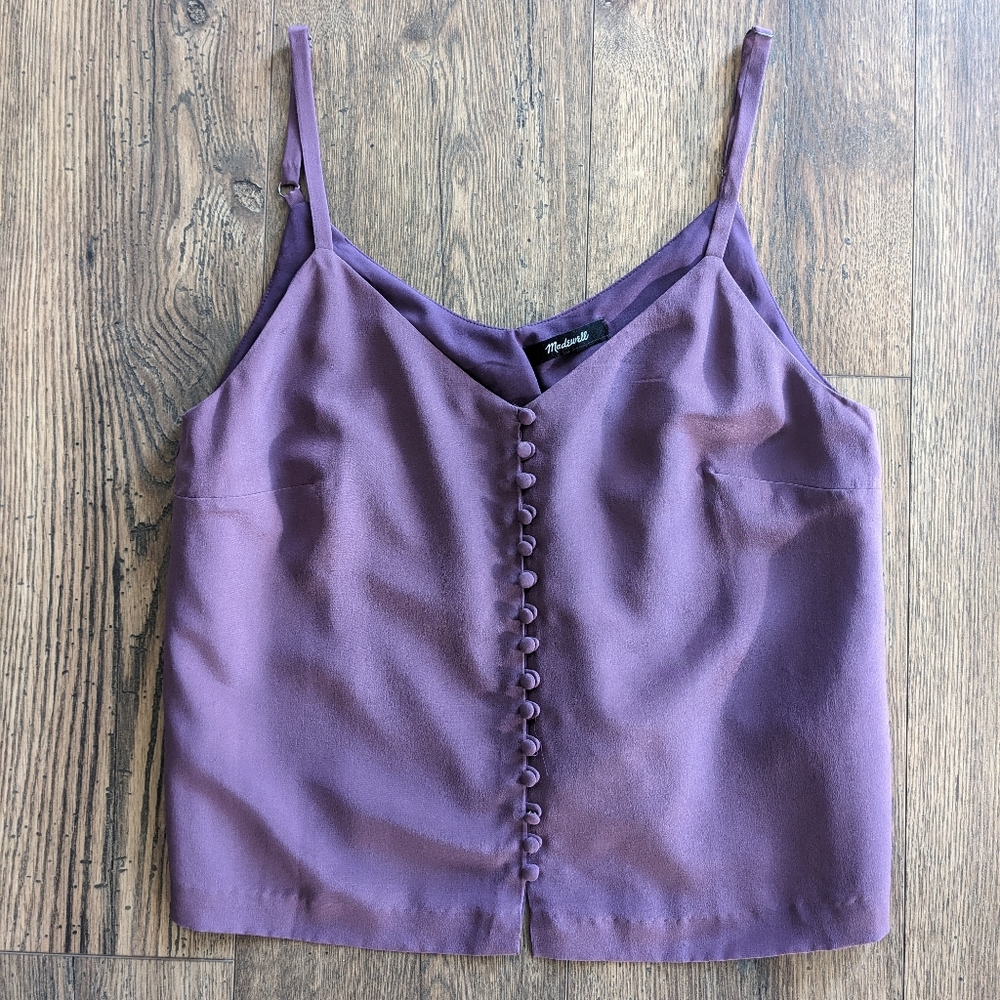Madewell Silk Button-Down Cami